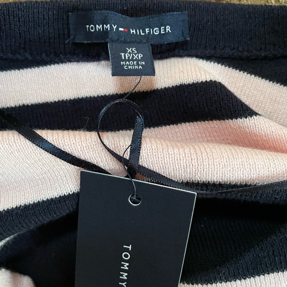 NWT Tommy Hilfiger Striped Rib Knit Sweater (XS) - Picture 8 of 10